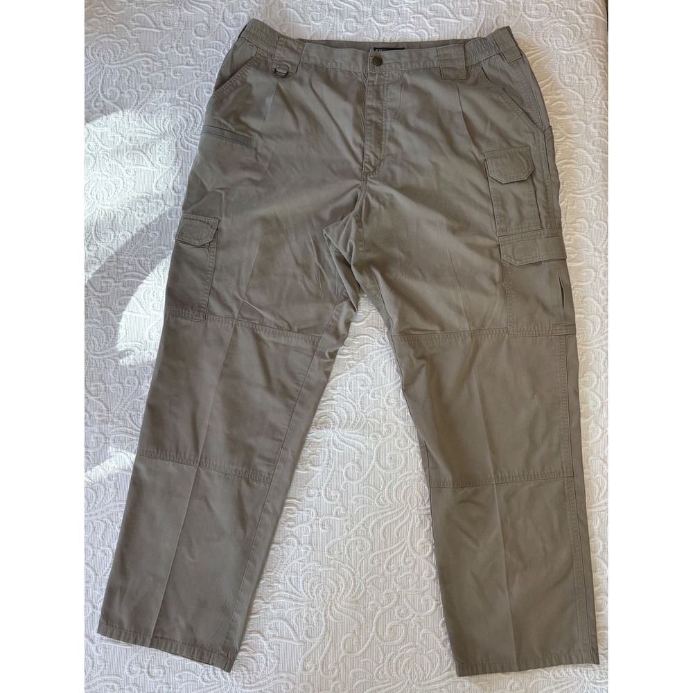 5.11 Tactical Series Mens Tan Ripstop Cargo Work Pants 39x31 Coyote Brown